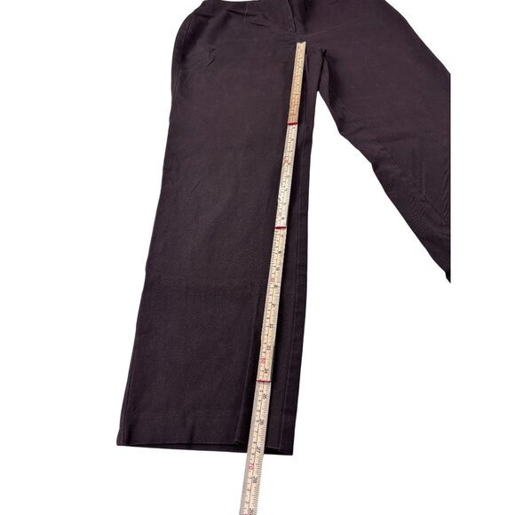 Chicos Womens Brown Straight Leg Pants Size 0 Polyester Blend Modern Fit - Picture 6 of 10